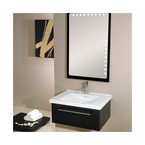 Bathroom Vanity, Iotti FL4, Decorative Vanity Set with Fitted Ceramic Sink and Mirror FL4