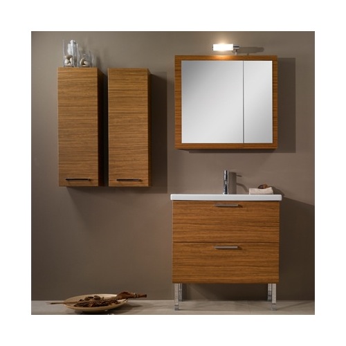 Bathroom Vanity, Iotti L15, Contemporary Vanity Set with Medicine Cabinet And Ceramic Sink L15