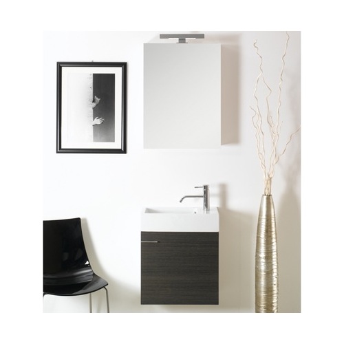 Bathroom Vanity, Iotti LA3, Contemporary Vanity Set with Sink and Medicine Cabinet LA3