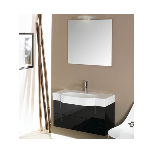 Bathroom Vanity, Iotti NE2, Decorative Bathroom Vanity Set with Mirror, Sink, and Vanity Cabinet NE2
