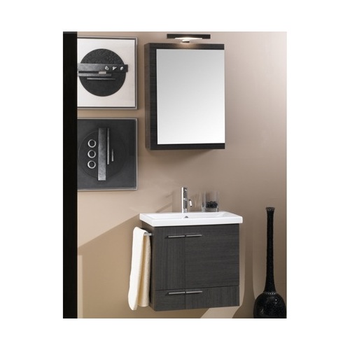 Bathroom Vanity, Iotti NS4, Decorative Vanity Set with Vanity, Vertical Mirror, and Medicine Cabinet NS4
