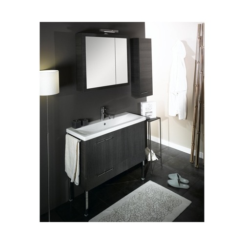Bathroom Vanity, Iotti NS5, Contemporary Bathroom Vanity Set with Sink, Vanity, and Medicine Cabinet NS5