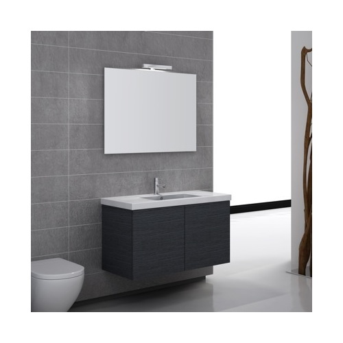 Bathroom Vanity, Iotti SE04, Soft-Closing Bathroom Vanity Set with Mirror and Sink SE04