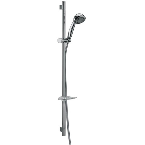 Hand Held Shower, NDW PM03003, Chrome 36 Inch Shower Slide Bar and 3-Function Hand Shower PM03003