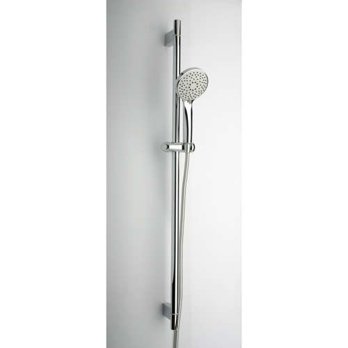 Hand Held Shower, NDW PM03015, Chrome 36 Inch Shower Slide Bar and 3-Function Hand Shower PM03015