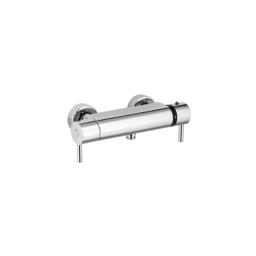 Thermostatic Shower Mixer, Ponsi 037 CR, Wall Mounted Chrome Thermostatic Shower Mixer 037 CR