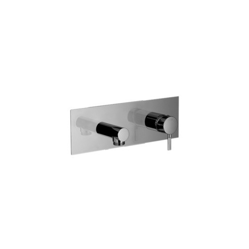 Bath-Shower Mixer, Ponsi 19 CR, Chrome Concealed 1/2 Inch Shower Mixer For Sliding Rails 19 CR