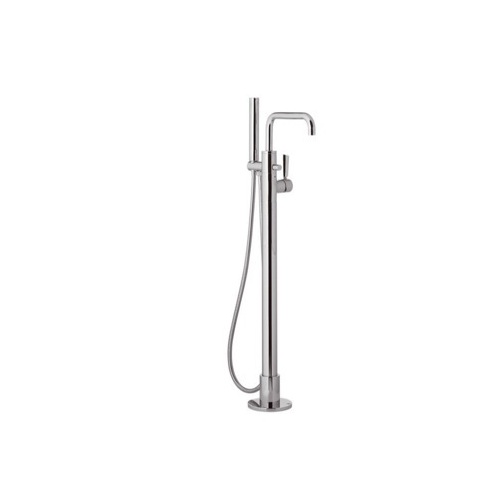Floor Mount Tub Filler, Ponsi 03 MC CR, Floor Mounted Chrome Bath Shower Mixer Kit 03 MC CR