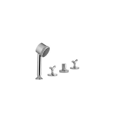 Deck Mount Tub Filler, Ponsi 316/1 PE, Deck Mounted Bathtub Set With Handshower 316/1 PE