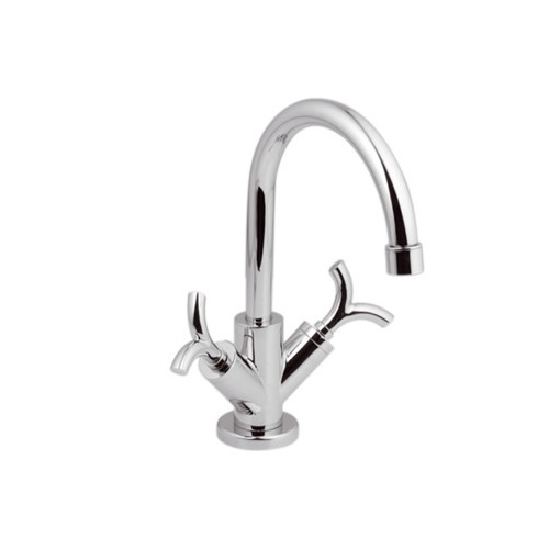 Bathroom Sink Faucet, Ponsi 071/S CR, Chrome Bathroom Faucet With 5.5 Inch Swivel Spout 071/S CR