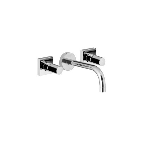 Bathroom Sink Faucet, Ponsi 553, 3-Hole Wall Mounted Bathroom Sink Faucet 553