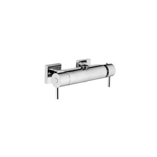 Thermostatic Shower Mixer, Ponsi 568, Wall Mounted Thermostatic Shower Mixer With Shower Column Connection 568
