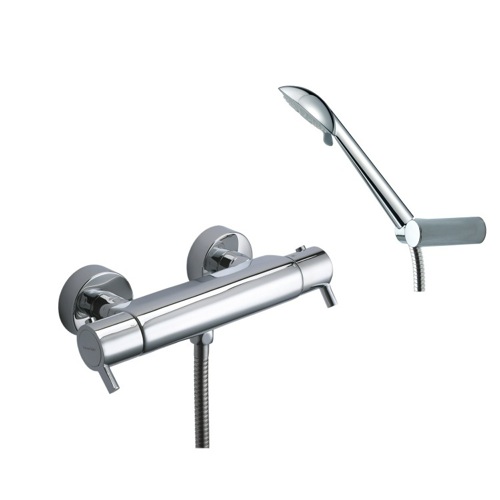 Tub Filler, Ramon Soler US-3334R3, Thermostatic Wall Mounted Shower Mixer with Hand Shower Set US-3334R3