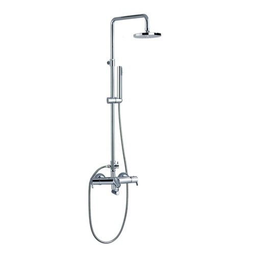 Shower Column, Ramon Soler US-3356D200, Wall Mounted Thermostatic Shower Mixer with Hand Shower Set US-3356D200