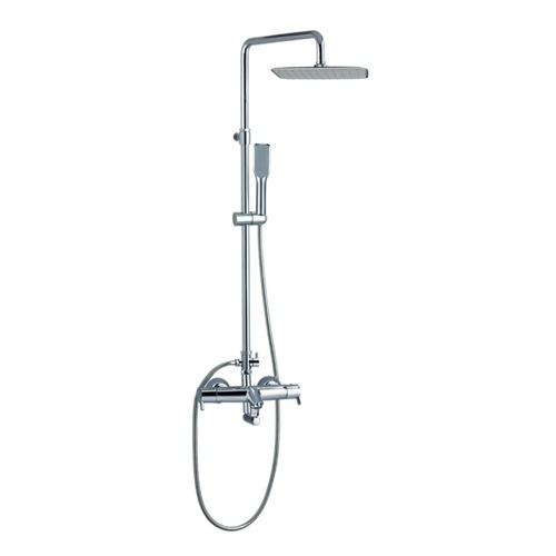 Shower Column, Ramon Soler US-3356RPK, Thermostatic Tub and Shower Mixer with Rainhead and Hand Shower Set US-3356PRK