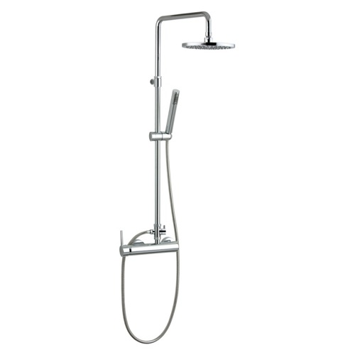 Shower Column, Ramon Soler US-3358D200, Wall Mounted Shower Column with Hand Shower and Rainhead US-3358D200