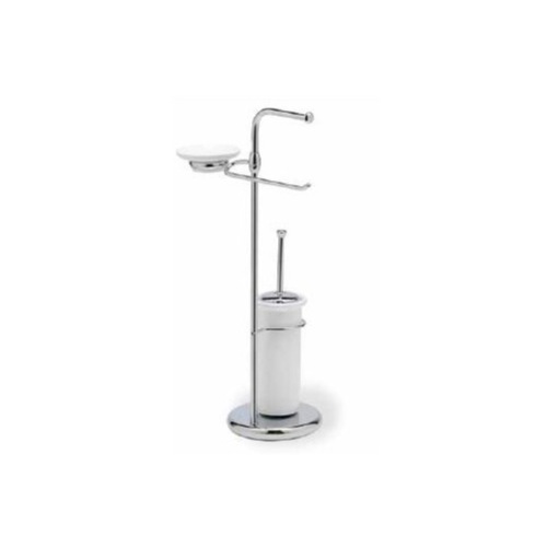 Bathroom Butler, StilHaus 469, Free Standing Brass 4-Function Bathroom Butler 469