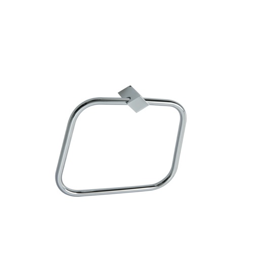 Towel Ring, StilHaus FL07, Square Brass Towel Ring FL07