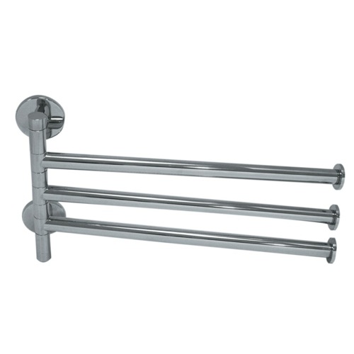 Swivel Towel Bar, StilHaus ME16 3, Wall Mounted Brass Triple Arm Swivel Towel Bar ME16 3
