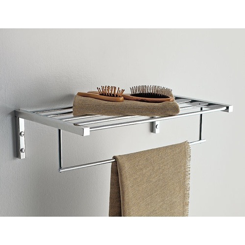 Bathroom Shelf, Toscanaluce 4560, 24 Inch Towel Rack with Towel Bar 4560