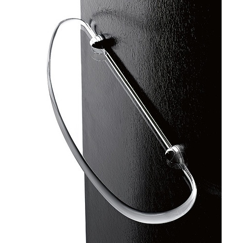 Bathroom Shelf, Toscanaluce 6010, Plexiglass 12 Inch Bath Bathroom Shelf 6010