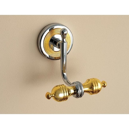 Bathroom Hook, Toscanaluce 6504, Classic-Style Double Robe or Towel Hook 6504