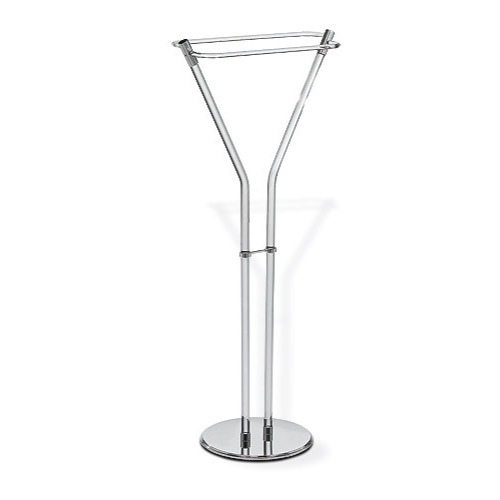 Toilet Stand, Toscanaluce 797, Free Standing Plexiglass Towel Stand With Chrome Base 797