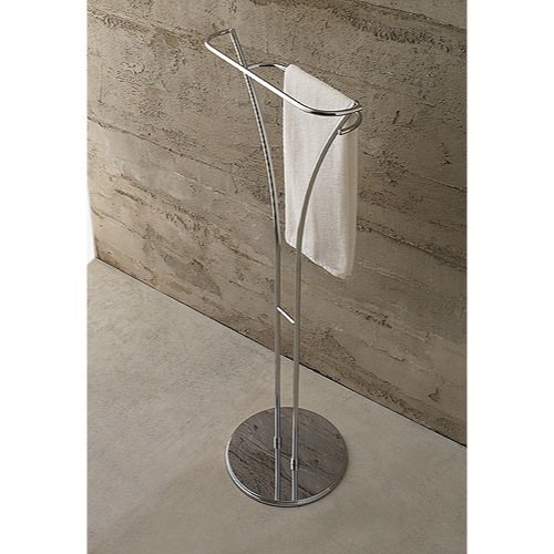 Towel Stand, Toscanaluce 827, Free Standing Polished Chrome Towel Stand 827