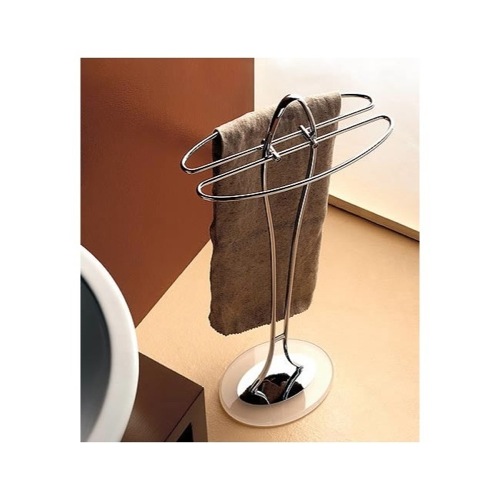 Towel Stand, Toscanaluce 897, Free Standing Towel Stand with Plexiglass Base 897