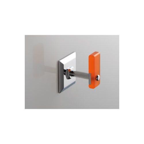 Bathroom Hook, Toscanaluce G204, Plexiglass Robe Hook with Chrome Mount G204