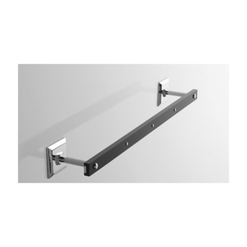 Towel Bar, Toscanaluce G209, Plexiglass 24 Inch Towel Bar with Chrome Wall Mounts G209