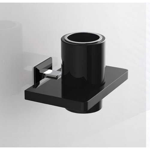 Toothbrush Holder, Toscanaluce G302, Toothbrush Holder or Tumbler with Plexiglass Wall Mounting G302
