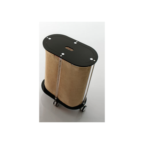 Linen Cart, Toscanaluce K124, Oval-Shaped Plexiglass And Linen Cart K124