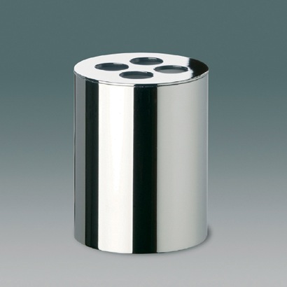Toothbrush Holder, Windisch 83416D, 4-Hole Brass Toothbrush Holder in Polished or Satin Nickel 83416D