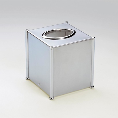 Tissue Box Cover, Windisch 87109, Square Tissue Box Cover in Brass And In 4 Finishes 87109
