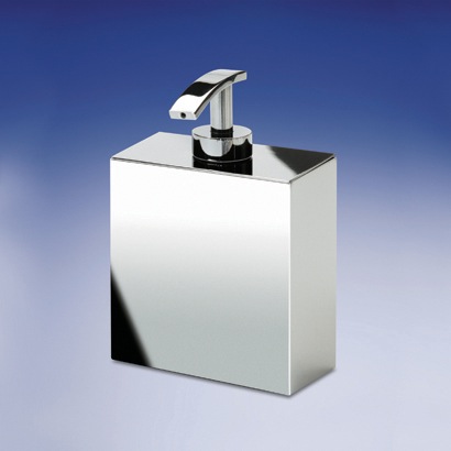 Soap Dispenser, Windisch 90101, Box Shaped Chrome, Gold, or Satin Nickel Soap Dispenser 90101