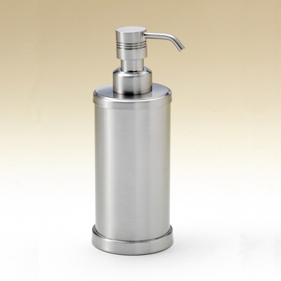 Soap Dispenser, Windisch 90408, Round Brass Countertop Soap Dispenser 90408