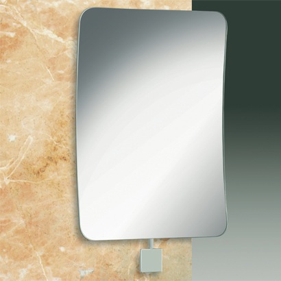 Makeup Mirror, Windisch 99076, One Face Rectangle Chrome or Gold 3x Magnifying Mirror 99076
