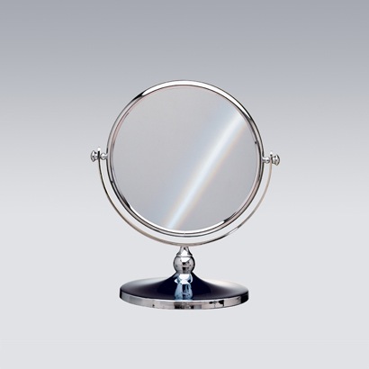 Makeup Mirror, Windisch 99100, Double Face 3x Chrome or Gold Magnifying Mirror 99100