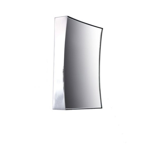 Makeup Mirror, Windisch 99305, Square Brass Suction Pad Mirror With 3x, 5x Magnification 99305